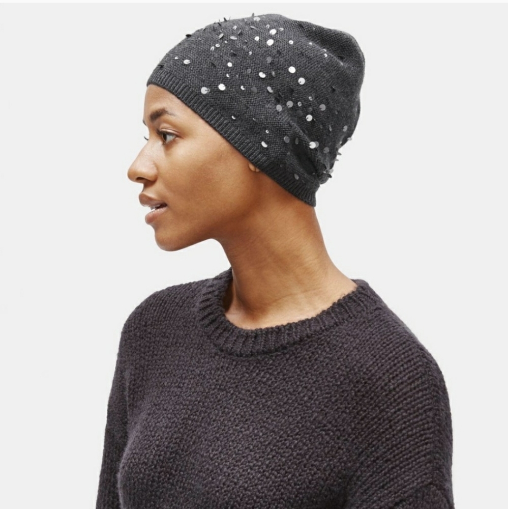 Eileen Fisher Sequined Beanie